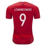 Polen Fodboldtrøjer Robert Lewandowski 9 Udebanesæt VM 2018